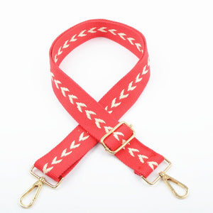 Shoulder Bag Strap Belt Women Adjustable DIY Crossbody Hanger Handbag Strap Ornament Accessories Belt Bag Rainbow Decorative New