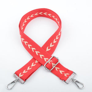 Shoulder Bag Strap Belt Women Adjustable DIY Crossbody Hanger Handbag Strap Ornament Accessories Belt Bag Rainbow Decorative New