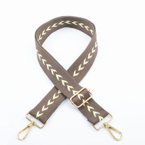 Shoulder Bag Strap Belt Women Adjustable DIY Crossbody Hanger Handbag Strap Ornament Accessories Belt Bag Rainbow Decorative New