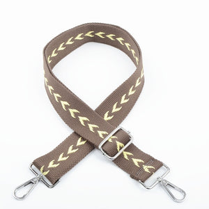 Shoulder Bag Strap Belt Women Adjustable DIY Crossbody Hanger Handbag Strap Ornament Accessories Belt Bag Rainbow Decorative New
