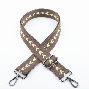 Shoulder Bag Strap Belt Women Adjustable DIY Crossbody Hanger Handbag Strap Ornament Accessories Belt Bag Rainbow Decorative New